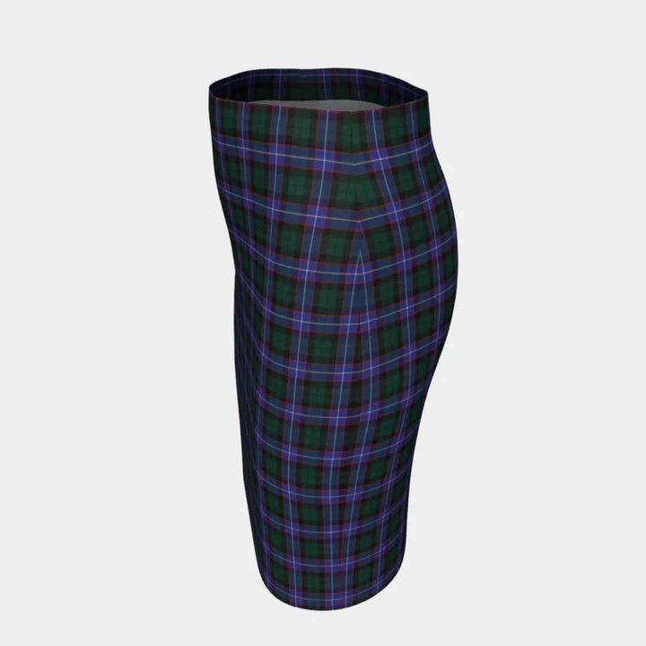 Scottish Guthrie Modern Clan Tartan Fitted Skirt Tartan Plaid 2