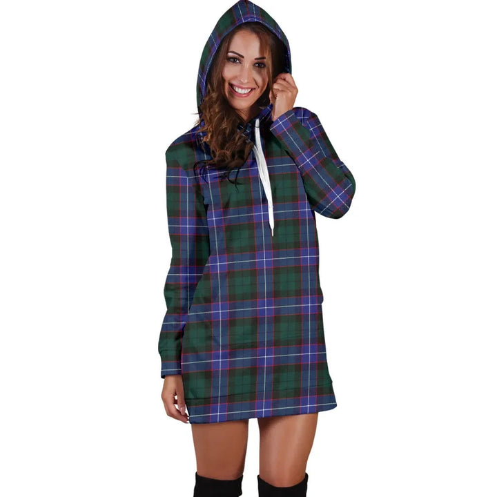 Scottish Guthrie Modern Clan Tartan Hoodie Dress