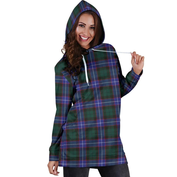 Scottish Guthrie Modern Clan Tartan Hoodie Dress