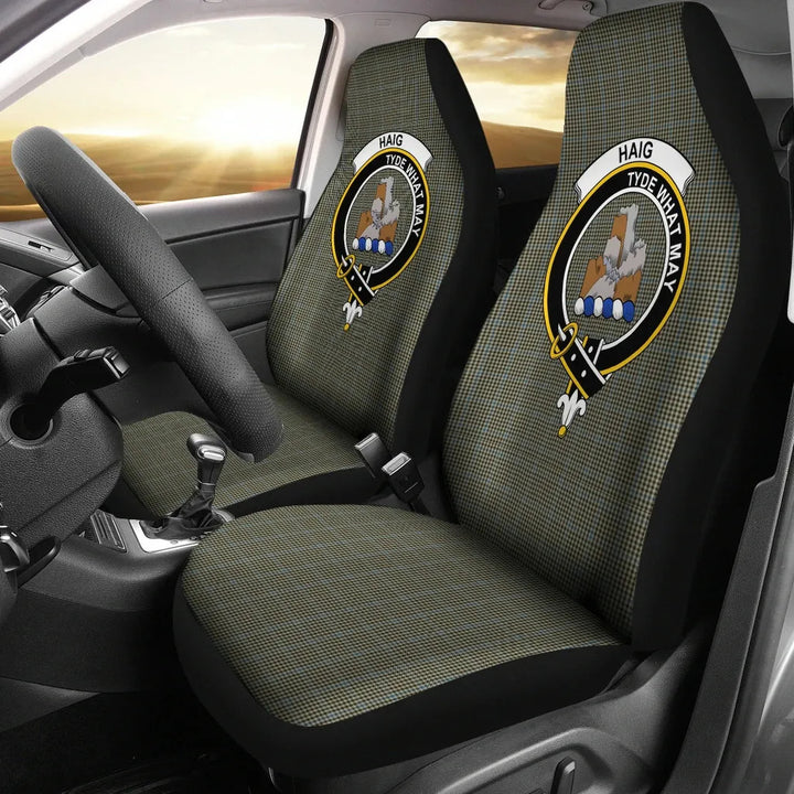 Scottish Haig Check Clan Crest Tartan Car Seat Covers 2