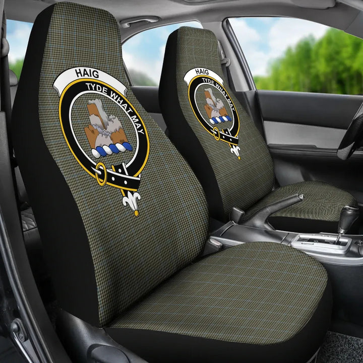 Scottish Haig Check Clan Crest Tartan Car Seat Covers 3