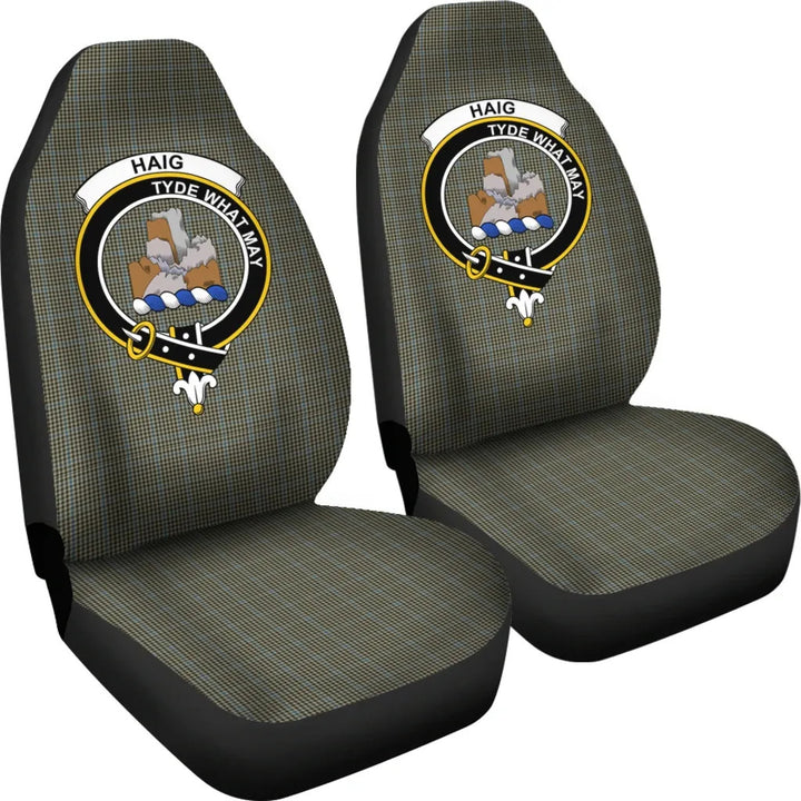 Scottish Haig Check Clan Crest Tartan Car Seat Covers 4