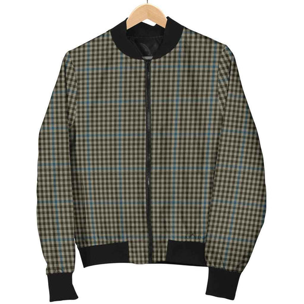 Scottish Haig Check Clan Tartan Bomber Jacket Tartan Plaid 1