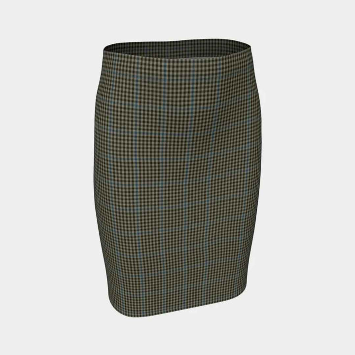 Scottish Haig Check Clan Tartan Fitted Skirt Tartan Plaid 1