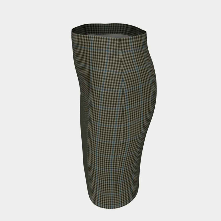 Scottish Haig Check Clan Tartan Fitted Skirt Tartan Plaid 2
