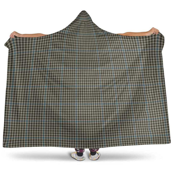 Scottish Haig Check Clan Tartan Hooded Blanket Tartan Plaid 1