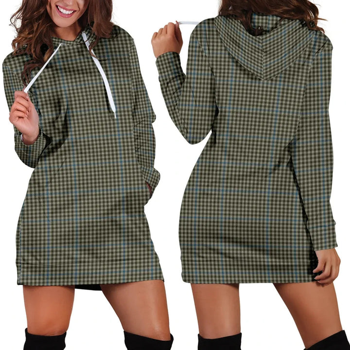 Scottish Haig Check Clan Tartan Hoodie Dress