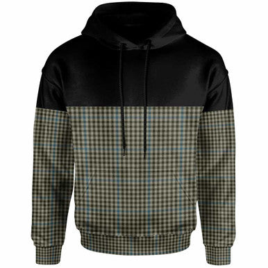 Scottish Haig Check Clan Tartan Hoodie - Horizontal Style Front Side Tartan Plaid