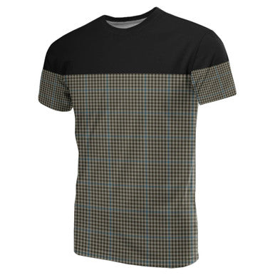 Scottish Haig Check Clan Tartan T-Shirt Horizontal Style Front Side Tartan Plaid