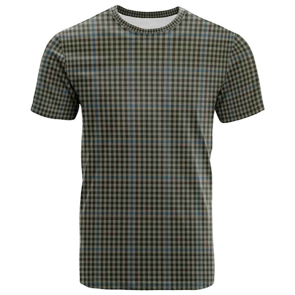 Scottish Haig Check Clan Tartan T-Shirt Front Side Tartan Plaid