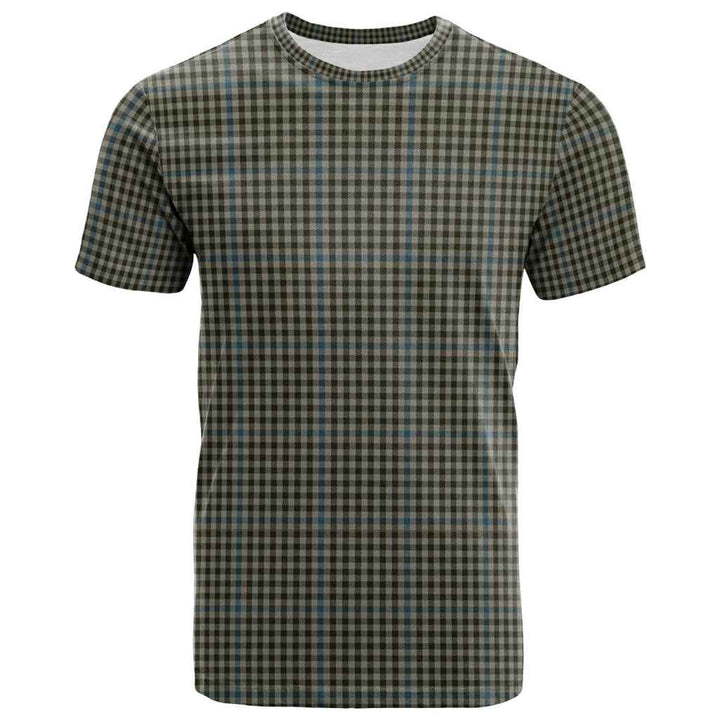Scottish Haig Check Clan Tartan T-Shirt Front Side Tartan Plaid