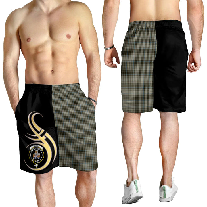 Scottish Haig Clan Crest Tartan Believe in Me Men's Shorts