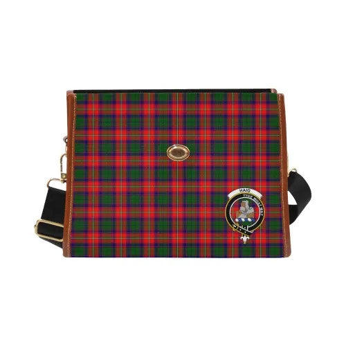 Scottish Haig Clan Crest Tartan Waterproof Canvas Bag Tartan Plaid 1