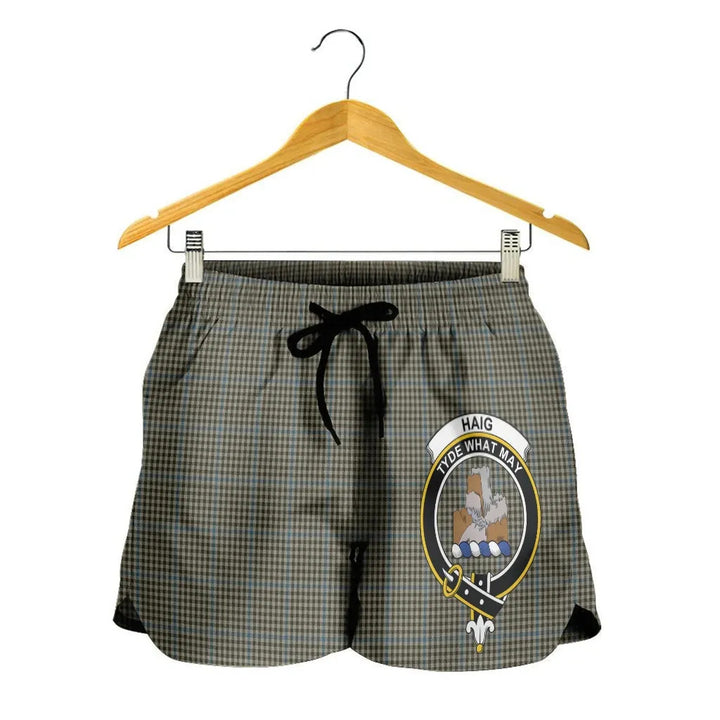 Scottish Haig Clan Crest Tartan Women Shorts