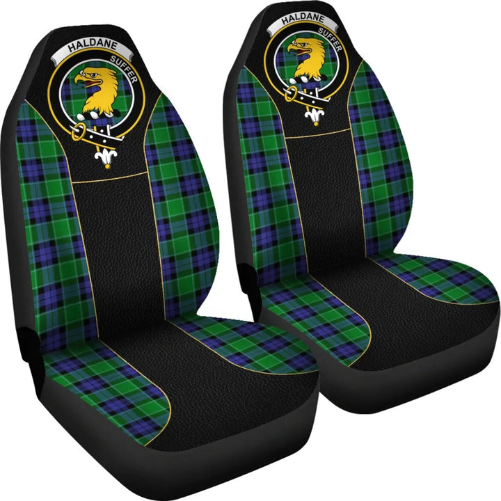 Scottish Haldane Clan Crest Tartan Car Seat Covers - Special Style 4