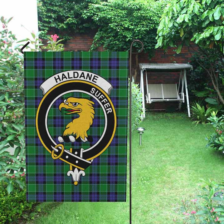 Scottish Haldane Clan Crest Tartan Garden Flag Tartan Plaid 2
