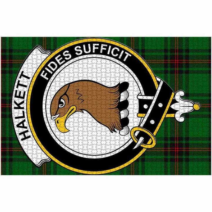 Scottish Halkett Clan Crest Tartan Jigsaw Puzzle 2