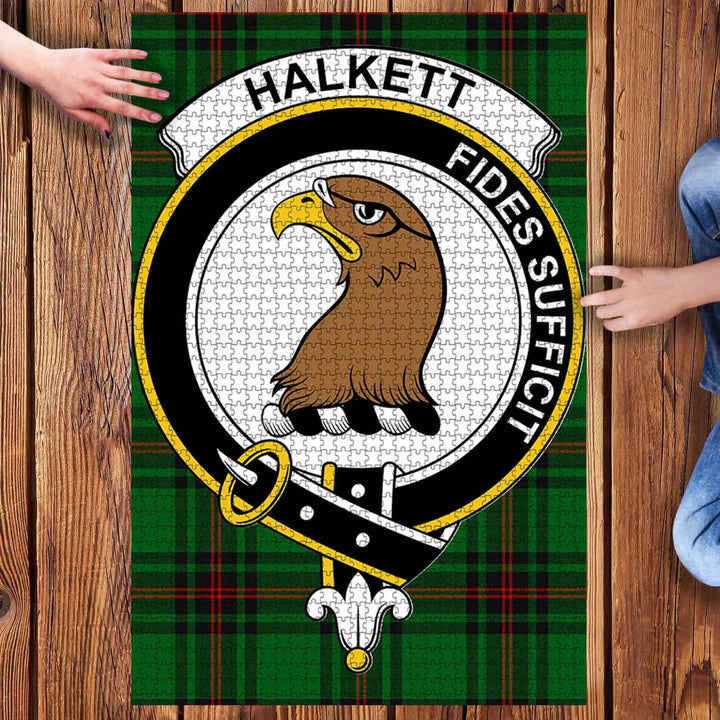 Scottish Halkett Clan Crest Tartan Jigsaw Puzzle 3