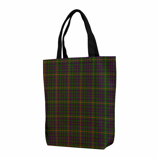 Scottish Hall Clan Tartan Canvas Bag With Shoulder Strap Tartan Plaid 1