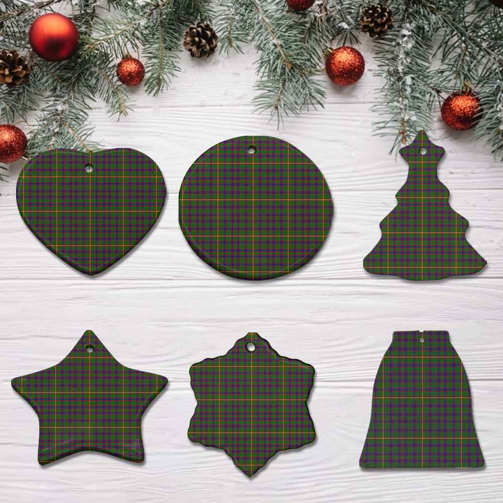 Scottish Hall Clan Tartan Ceramic Ornament All Tartan Plaid