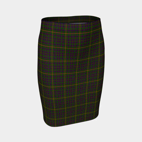 Scottish Hall Clan Tartan Fitted Skirt Tartan Plaid 1