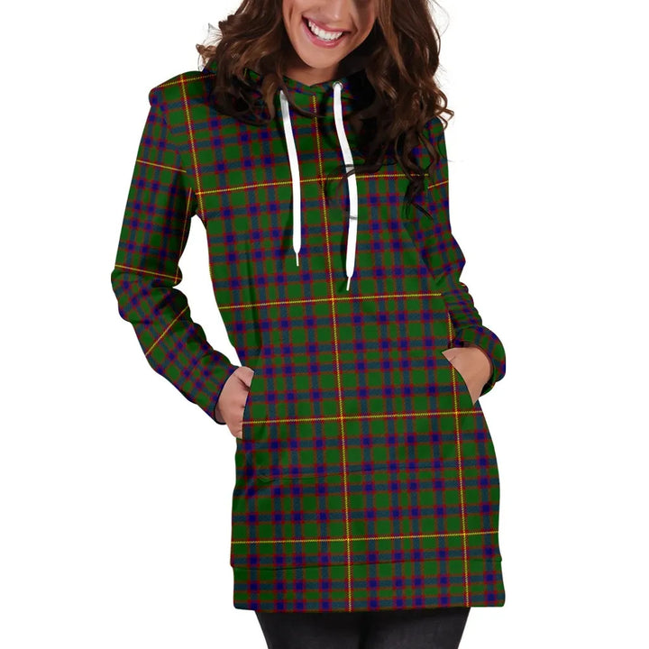 Scottish Hall Clan Tartan Hoodie Dress