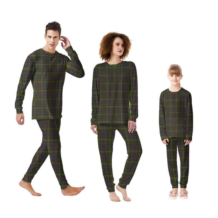 Scottish Hall Clan Tartan Pajama Set Tartan Plaid