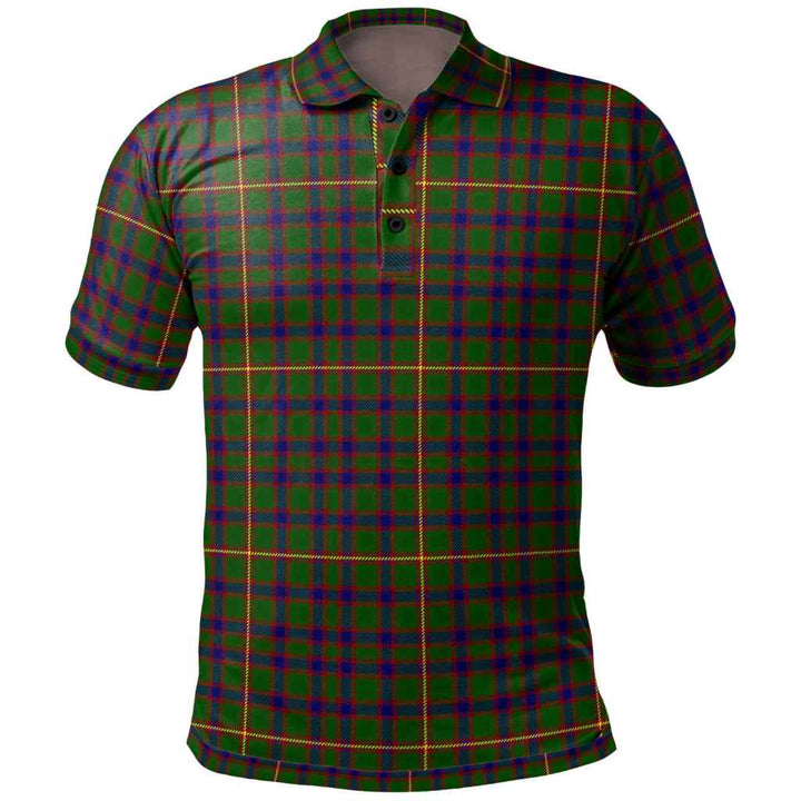 Scottish Hall Clan Tartan Polo Shirt Front Side Tartan Plaid