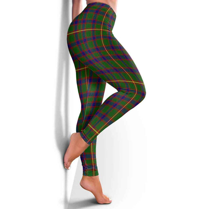 Scottish Hall Clan Tartan Women Leggings Tartan Plaid 4