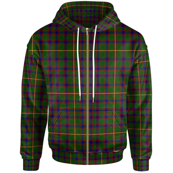 Scottish Hall Clan Tartan Hoodie Zip Tartan Plaid