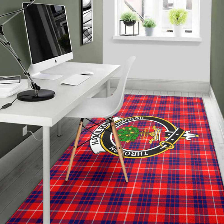 Scottish Hamilton Clan Crest Tartan Area Rug Tartan Plaid 4