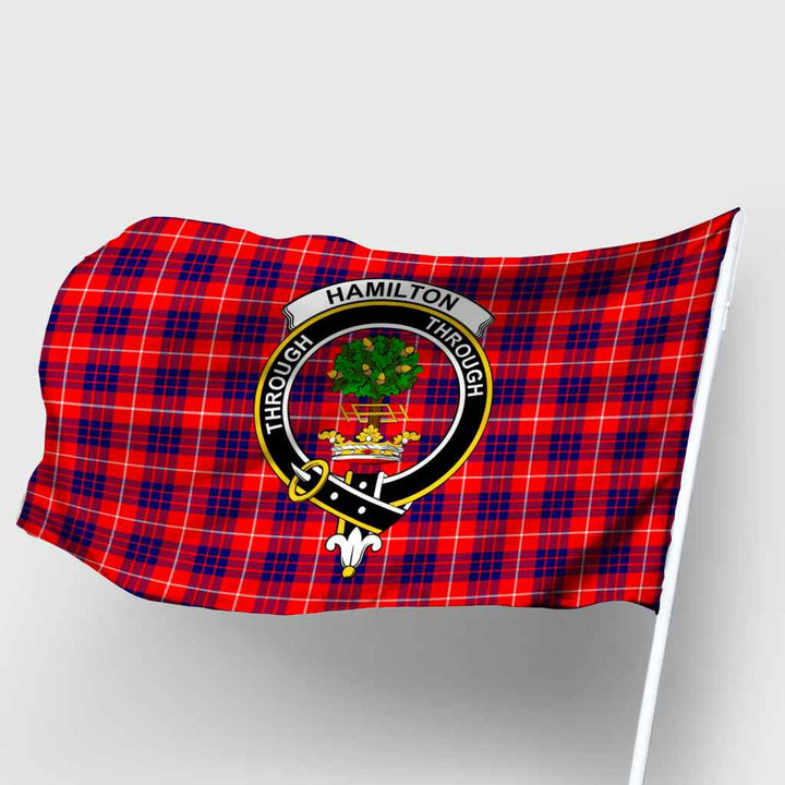 Scottish Hamilton Clan Crest Tartan Flag Parade Tartan Plaid 2