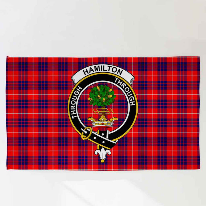 Scottish Hamilton Clan Crest Tartan Flag Parade Tartan Plaid 3