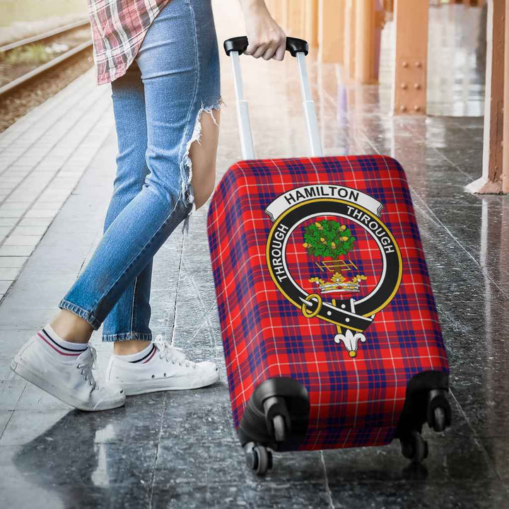 Scottish Hamilton Clan Crest Tartan Luggage Cover Tartan Plaid 3