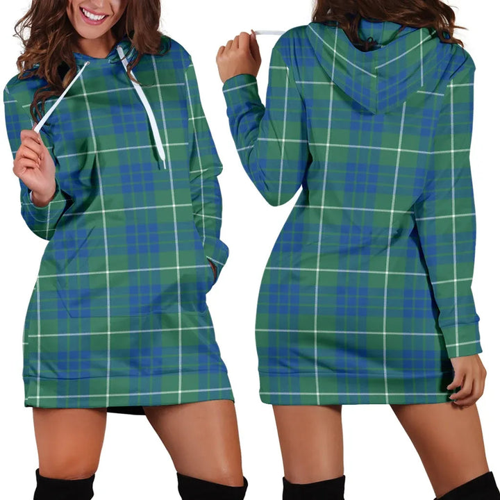 Scottish Hamilton Hunting Ancient Clan Tartan Hoodie Dress