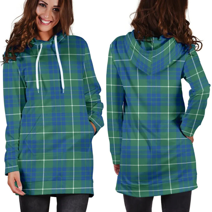 Scottish Hamilton Hunting Ancient Clan Tartan Hoodie Dress