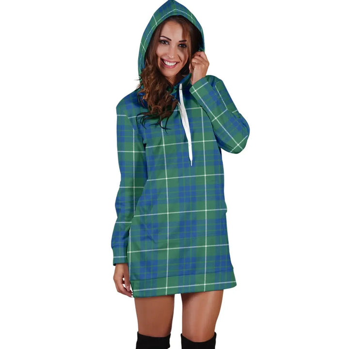 Scottish Hamilton Hunting Ancient Clan Tartan Hoodie Dress