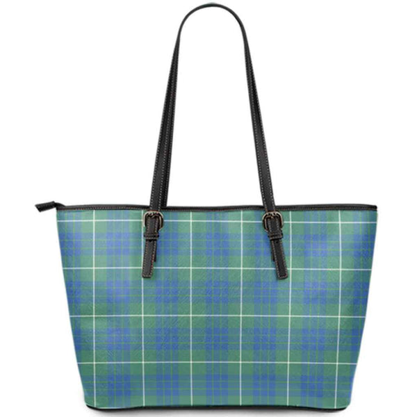 Scottish Hamilton Hunting Ancient Clan Tartan Leather Tote Tartan Plaid