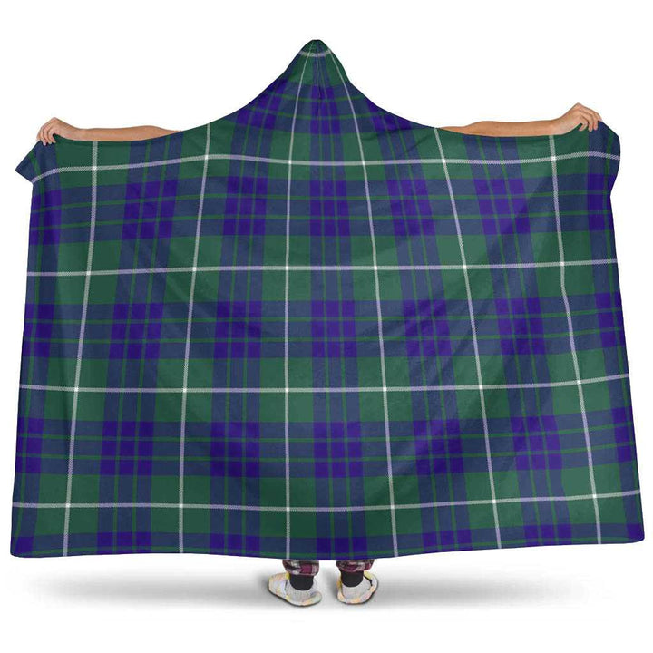 Scottish Hamilton Hunting Modern Clan Tartan Hooded Blanket Tartan Plaid 1