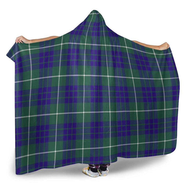 Scottish Hamilton Hunting Modern Clan Tartan Hooded Blanket Tartan Plaid 2