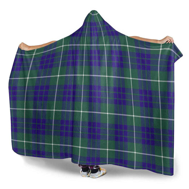Scottish Hamilton Hunting Modern Clan Tartan Hooded Blanket Tartan Plaid 3