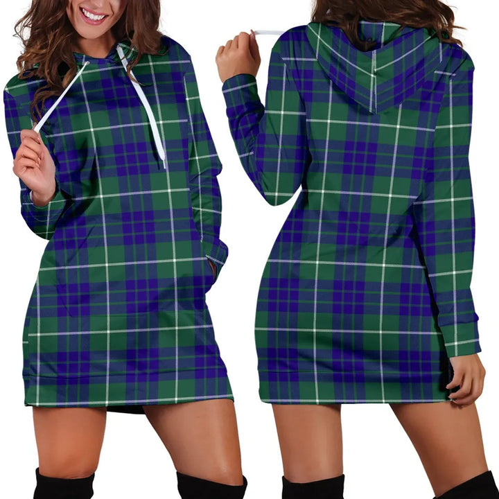 Scottish Hamilton Hunting Modern Clan Tartan Hoodie Dress