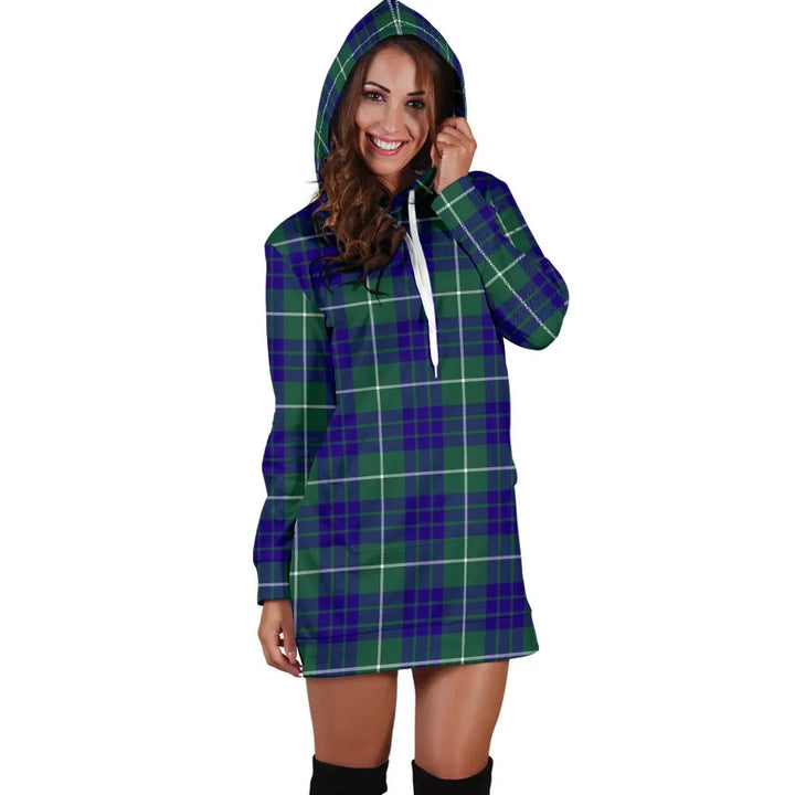 Scottish Hamilton Hunting Modern Clan Tartan Hoodie Dress