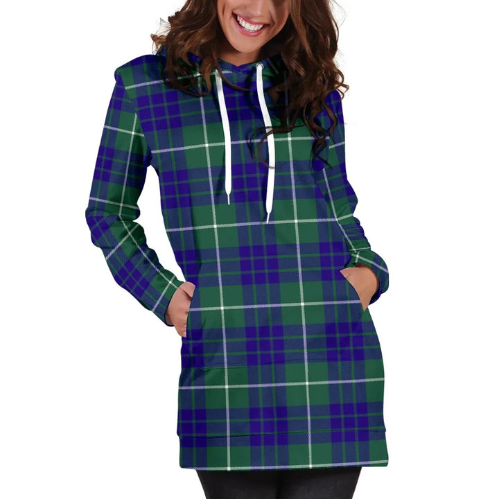 Scottish Hamilton Hunting Modern Clan Tartan Hoodie Dress