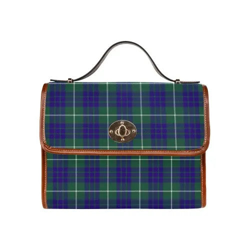 Scottish Hamilton Hunting Modern Clan Tartan Waterproof Canvas Bag Tartan Plaid 1