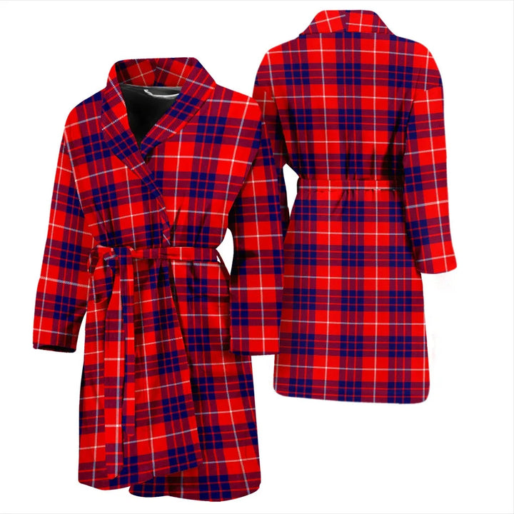 Scottish Hamilton Modern Clan Tartan Bathrobe 3
