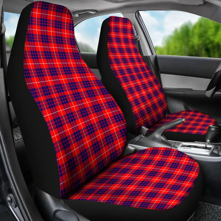 Scottish Hamilton Modern Clan Tartan Car Seat Covers 3
