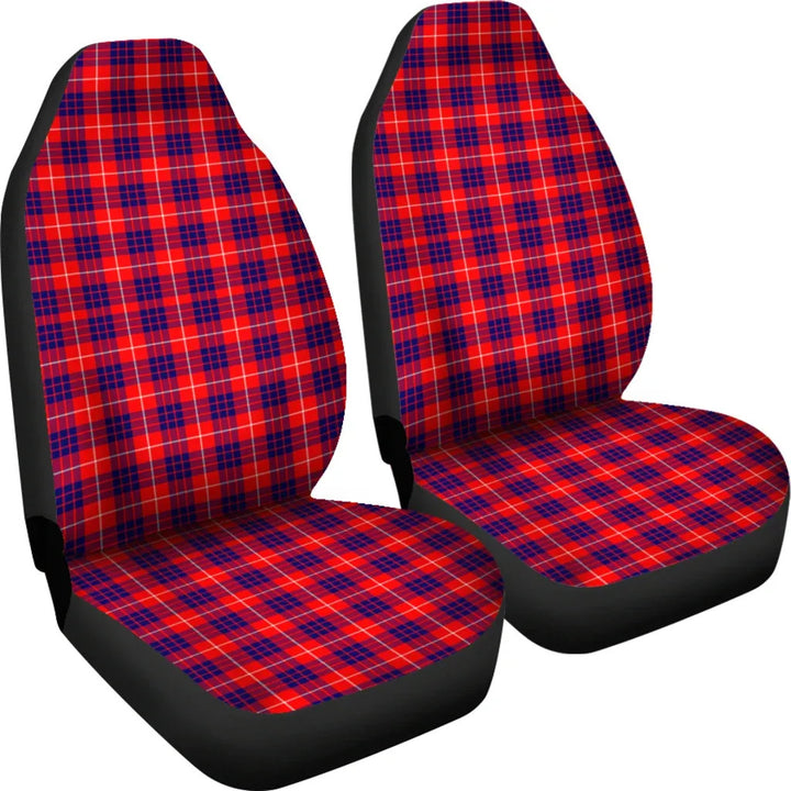 Scottish Hamilton Modern Clan Tartan Car Seat Covers 4