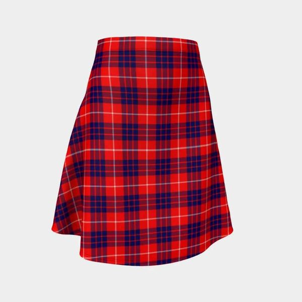 Scottish Hamilton Modern Clan Tartan Flare Skirt Tartan Plaid 1