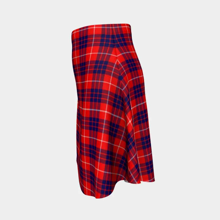 Scottish Hamilton Modern Clan Tartan Flare Skirt Tartan Plaid 2